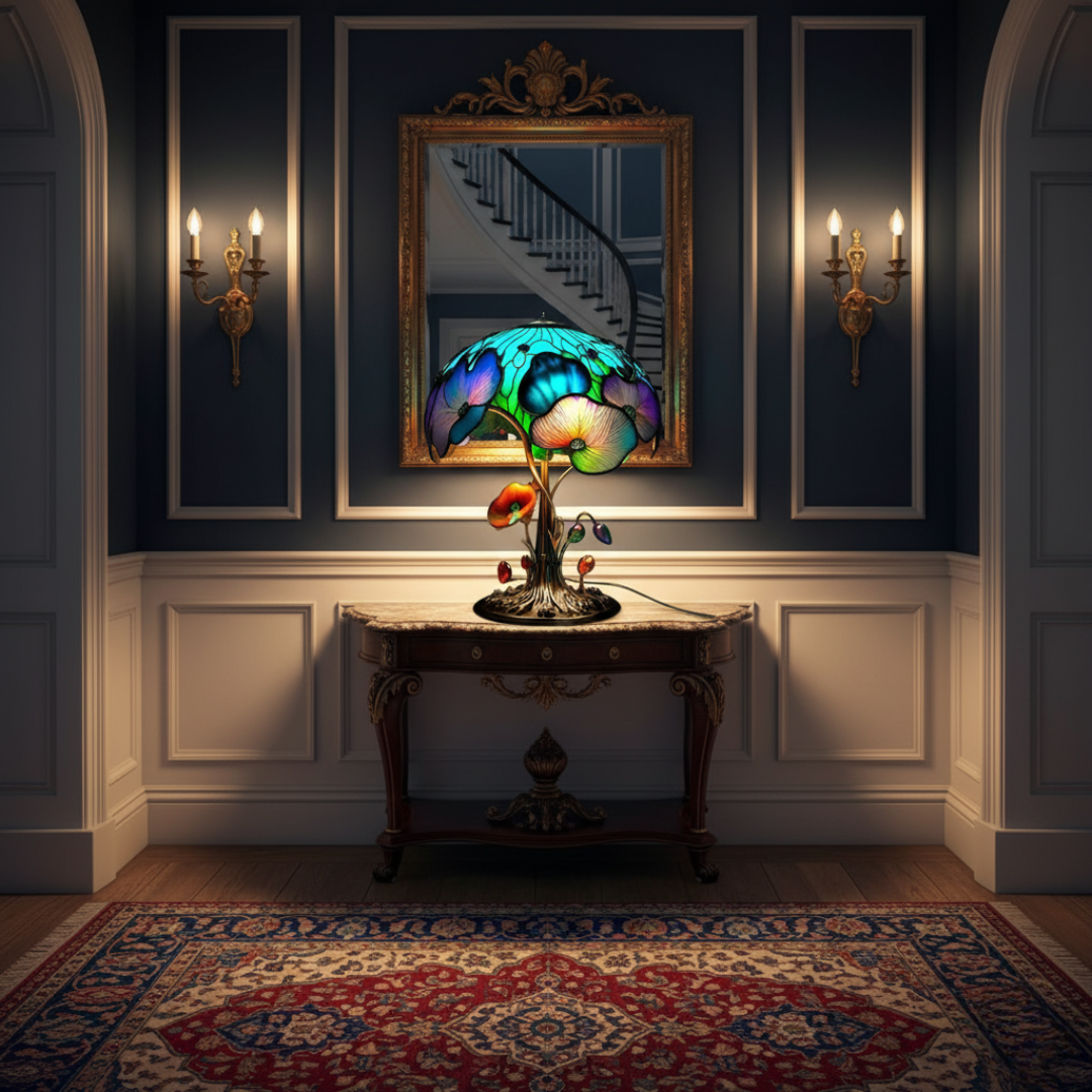 Bohemian Mushroom Flower Lamp