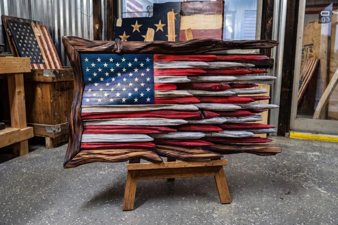 The Freedom Scarred Flag™ Every mark tells a story.
