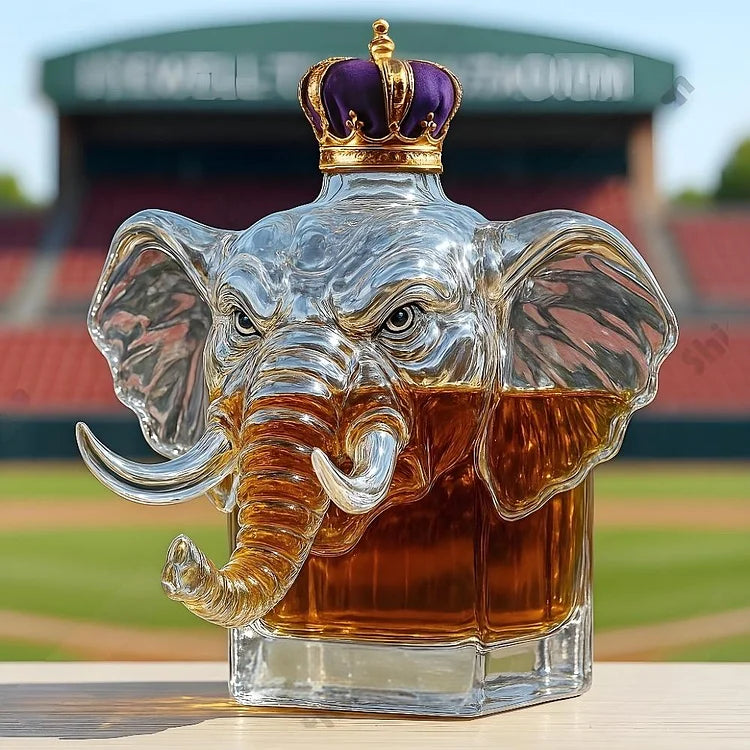 Elephant Crown Royal decanter