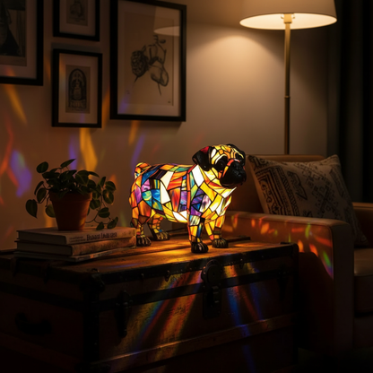 Radiant Pug Lamp