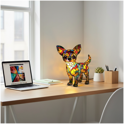 Adorable Chihuahua Lamp