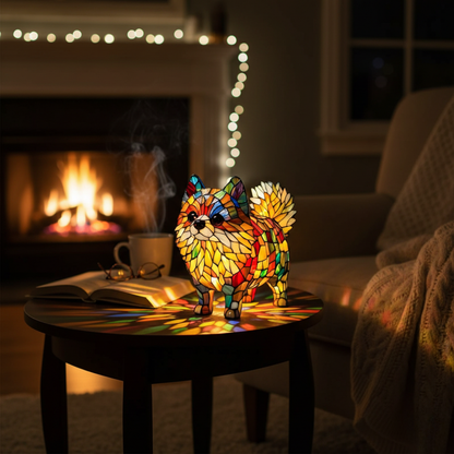 Radiant Pomeranian Lamp