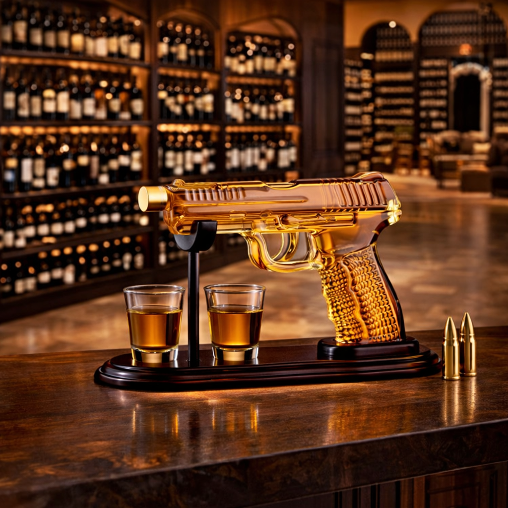 Gun Set decanter