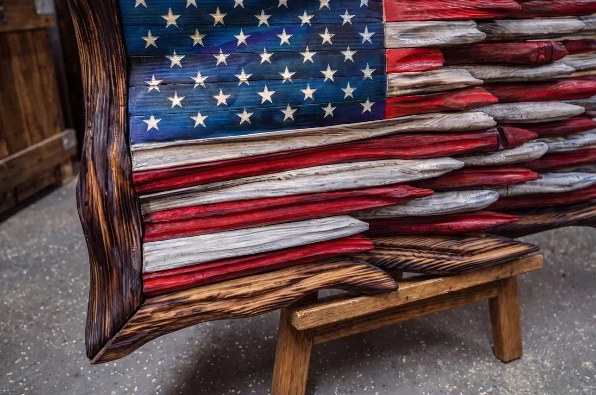 The Freedom Scarred Flag™ Every mark tells a story.