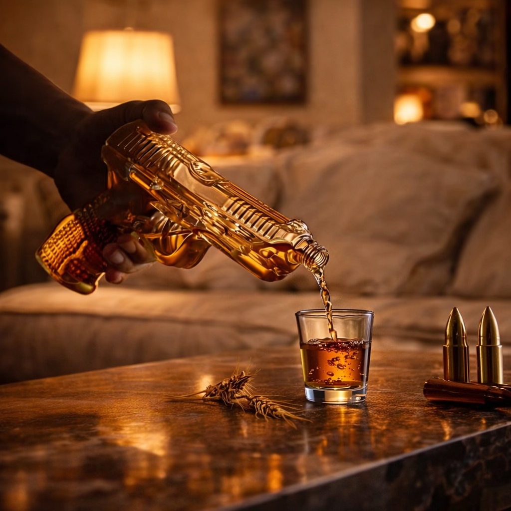 Gun Set decanter
