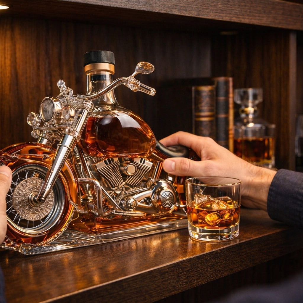 Motorcycle decanter