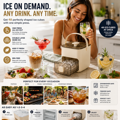 IcePress™ Perfect Ice for Every Drink