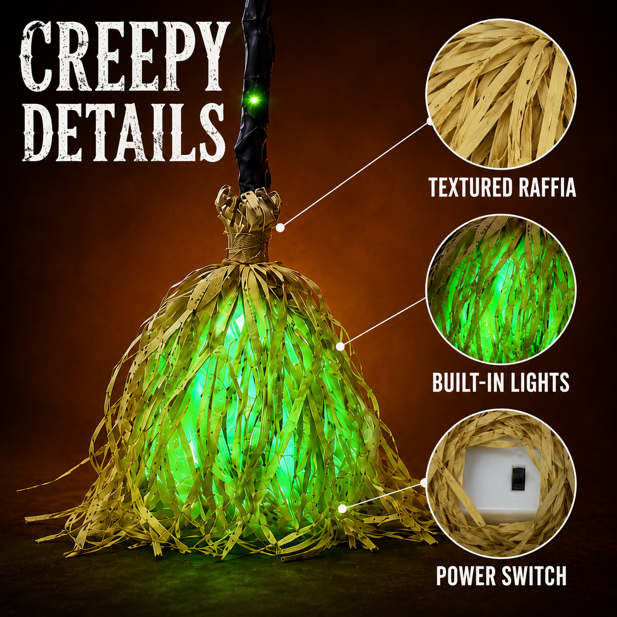 Hexley – Animated Halloween Witch with Lights, Music & Motion