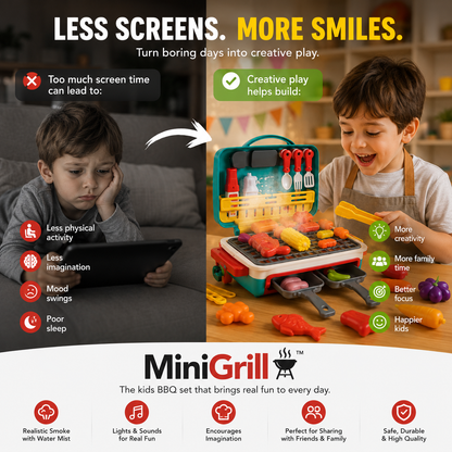 LittleGrill™  The Kids BBQ That Sparks Imagination, Not Screens.