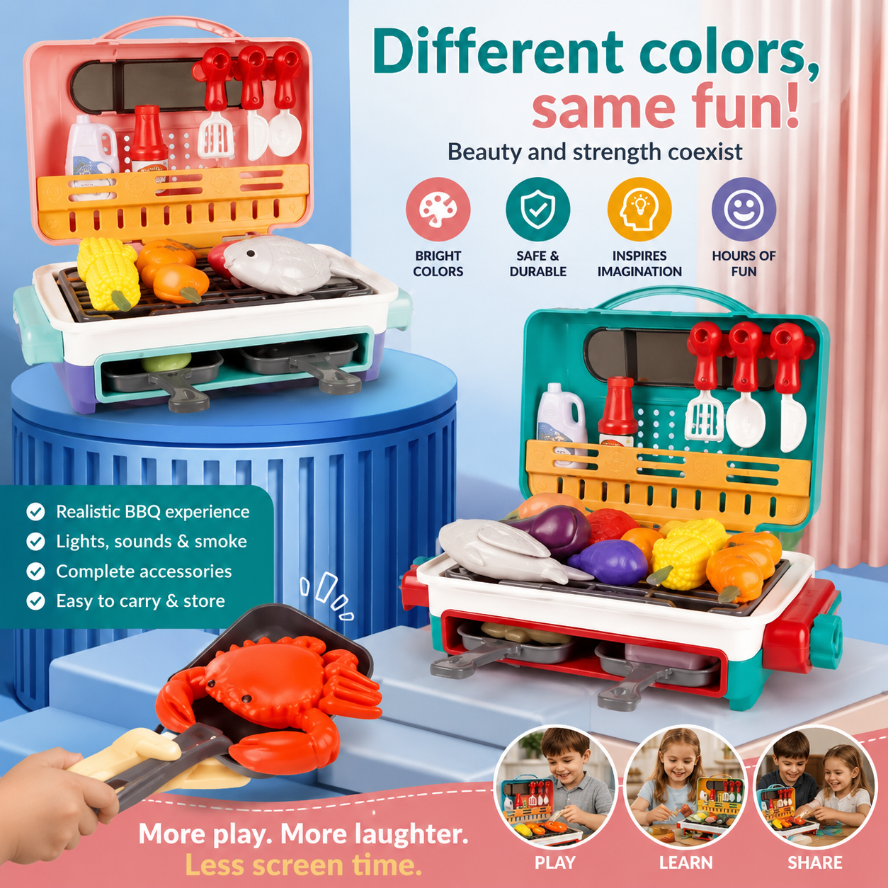 LittleGrill™  The Kids BBQ That Sparks Imagination, Not Screens.