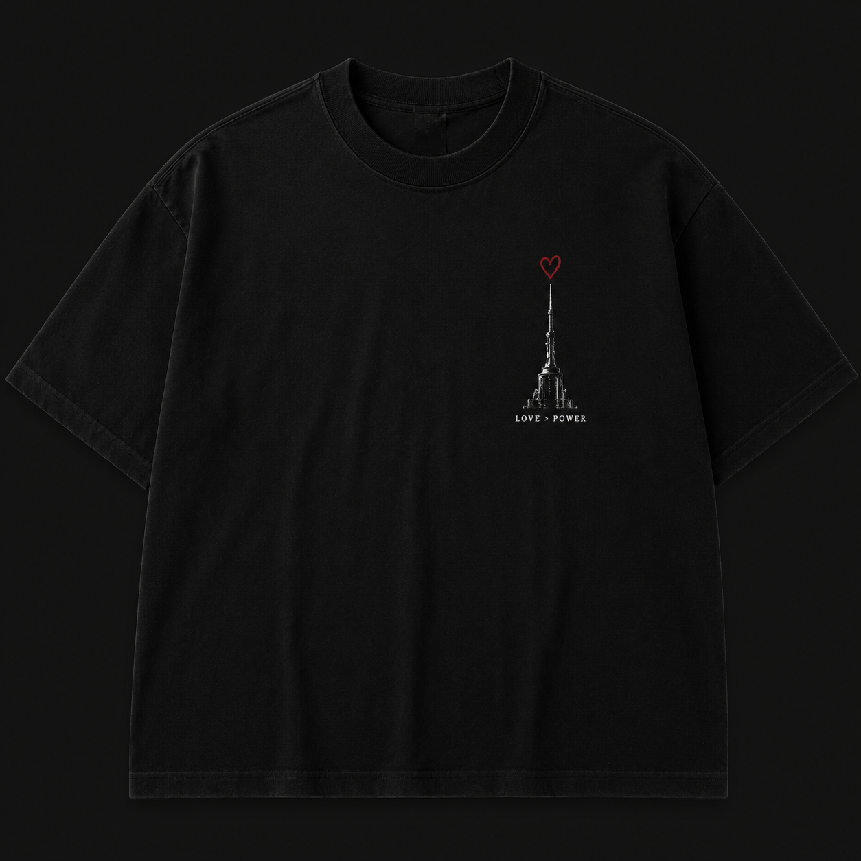 LOVE > POWER Graphic Tee