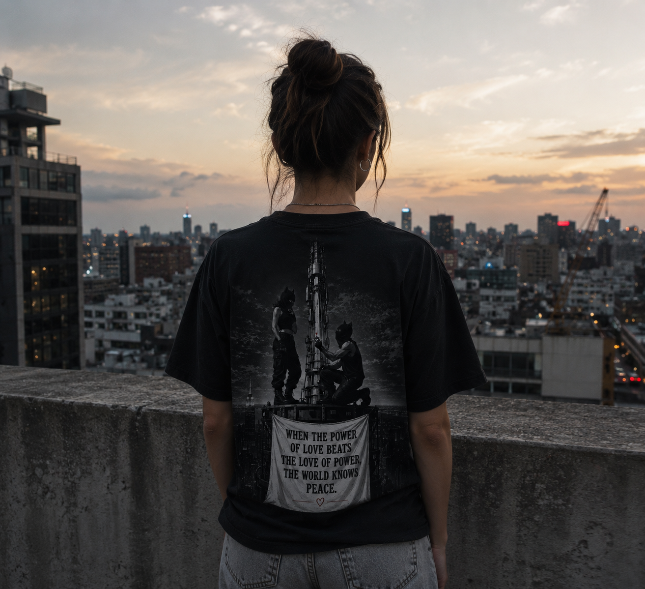 LOVE > POWER Graphic Tee