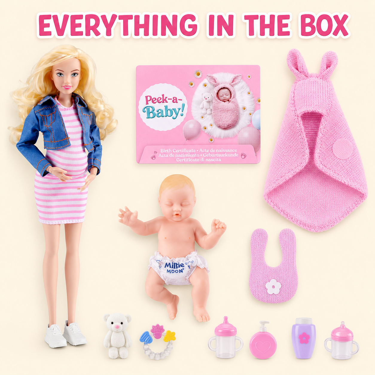Peek-a-Baby! — Mom & Baby Surprise Doll