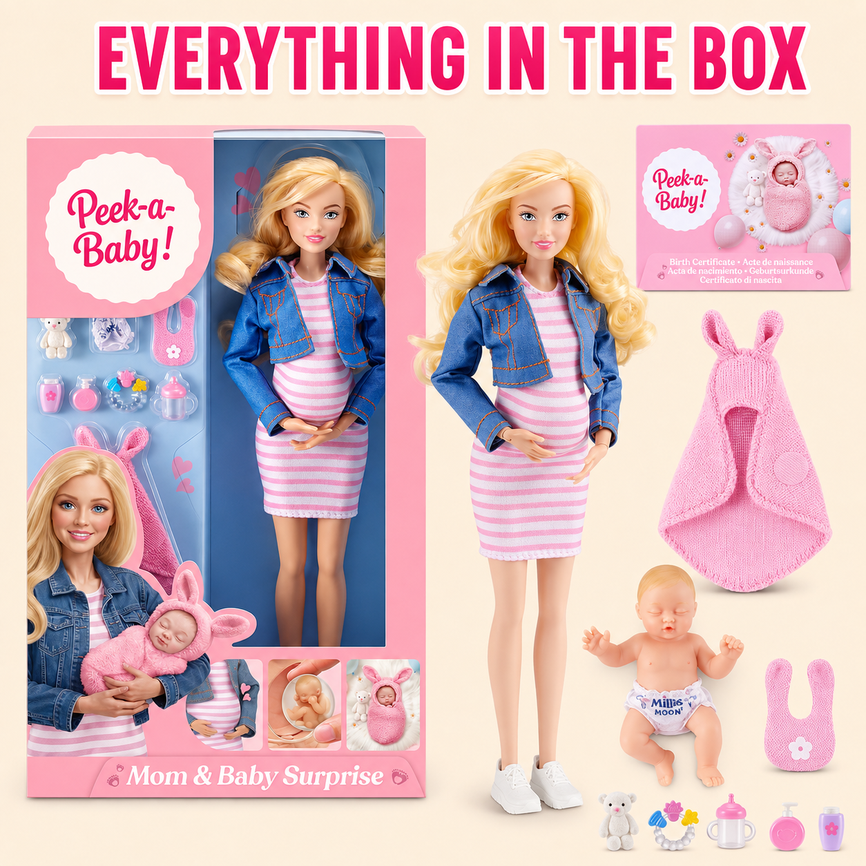 Peek-a-Baby! — Mom & Baby Surprise Doll