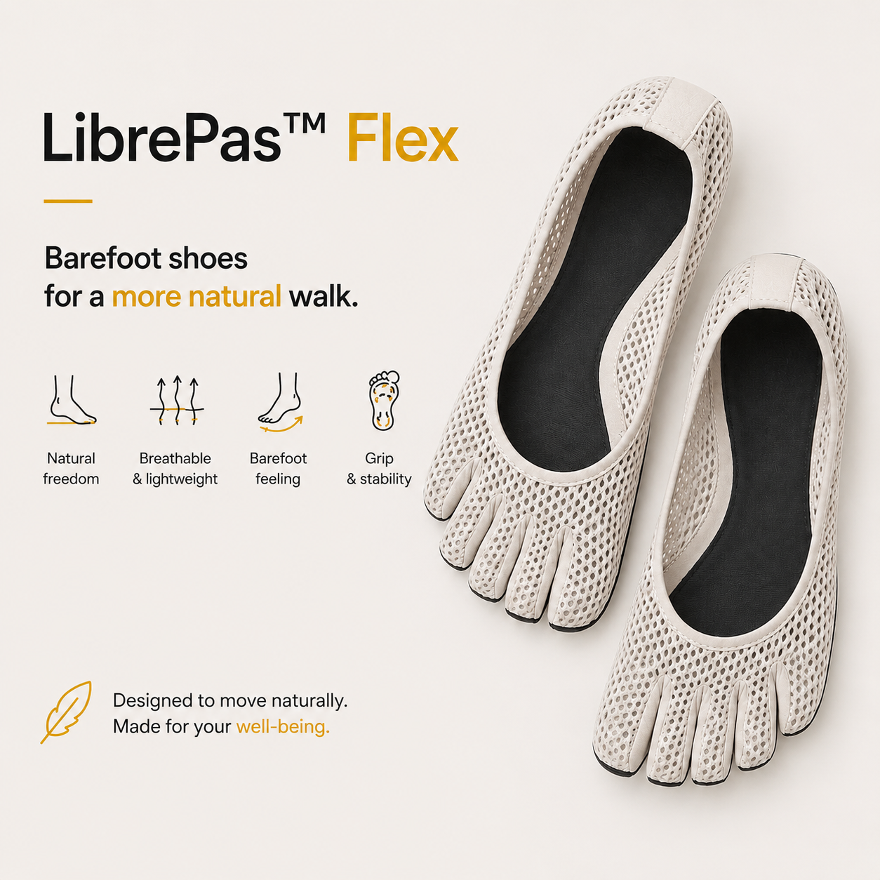 BareStride™ Flex – Barefoot shoes for a more natural walk