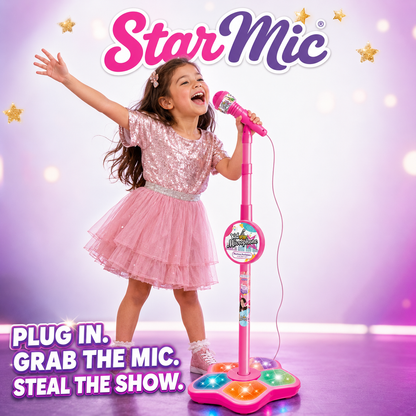 StarMic — Kids Karaoke Set with Microphone & Stand