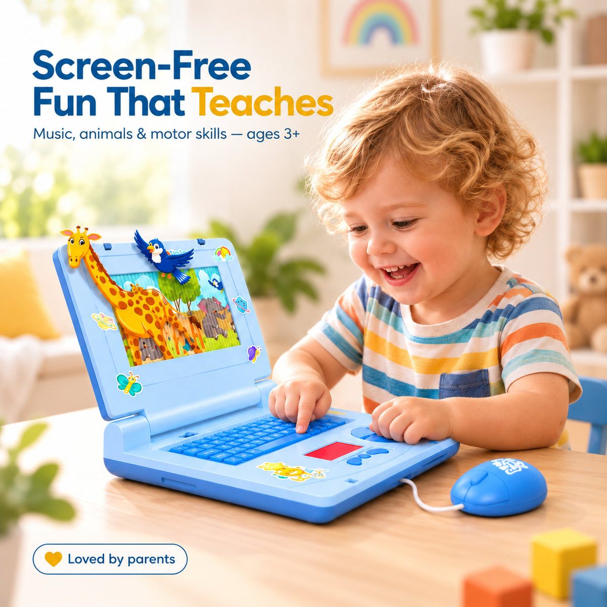 Lumio™ Kids Learning Laptop – Interactive Toy Computer for Ages 3+