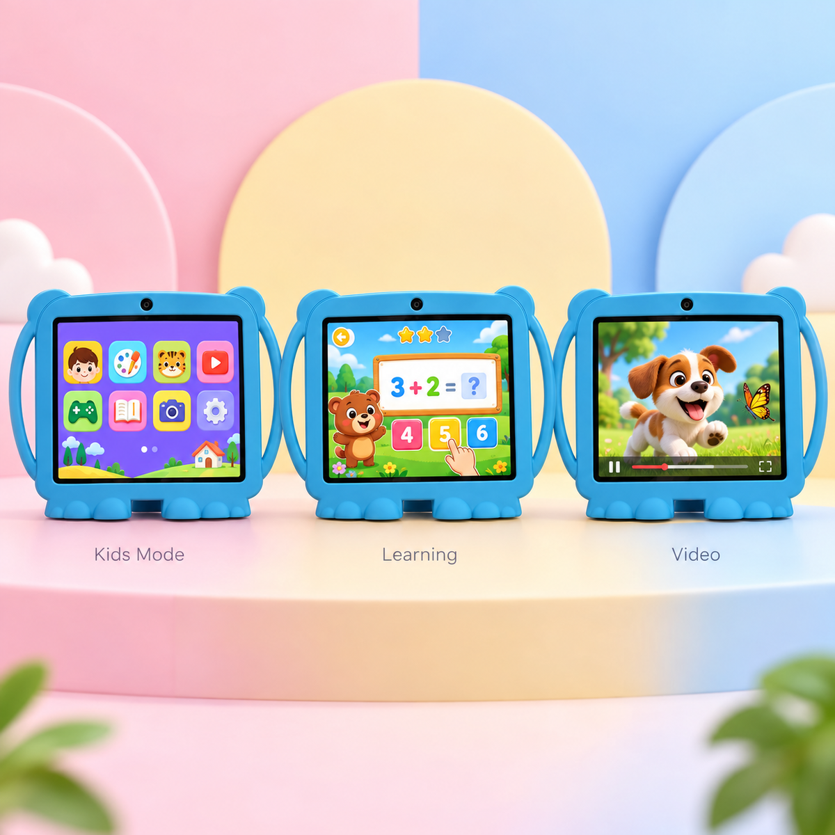 Bumo™ Kids Tablet – 7" Android 14, 4GB+32GB with Kid-Proof Case
