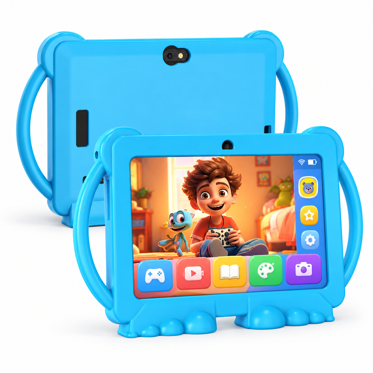 Bumo™ Kids Tablet – 7" Android 14, 4GB+32GB with Kid-Proof Case