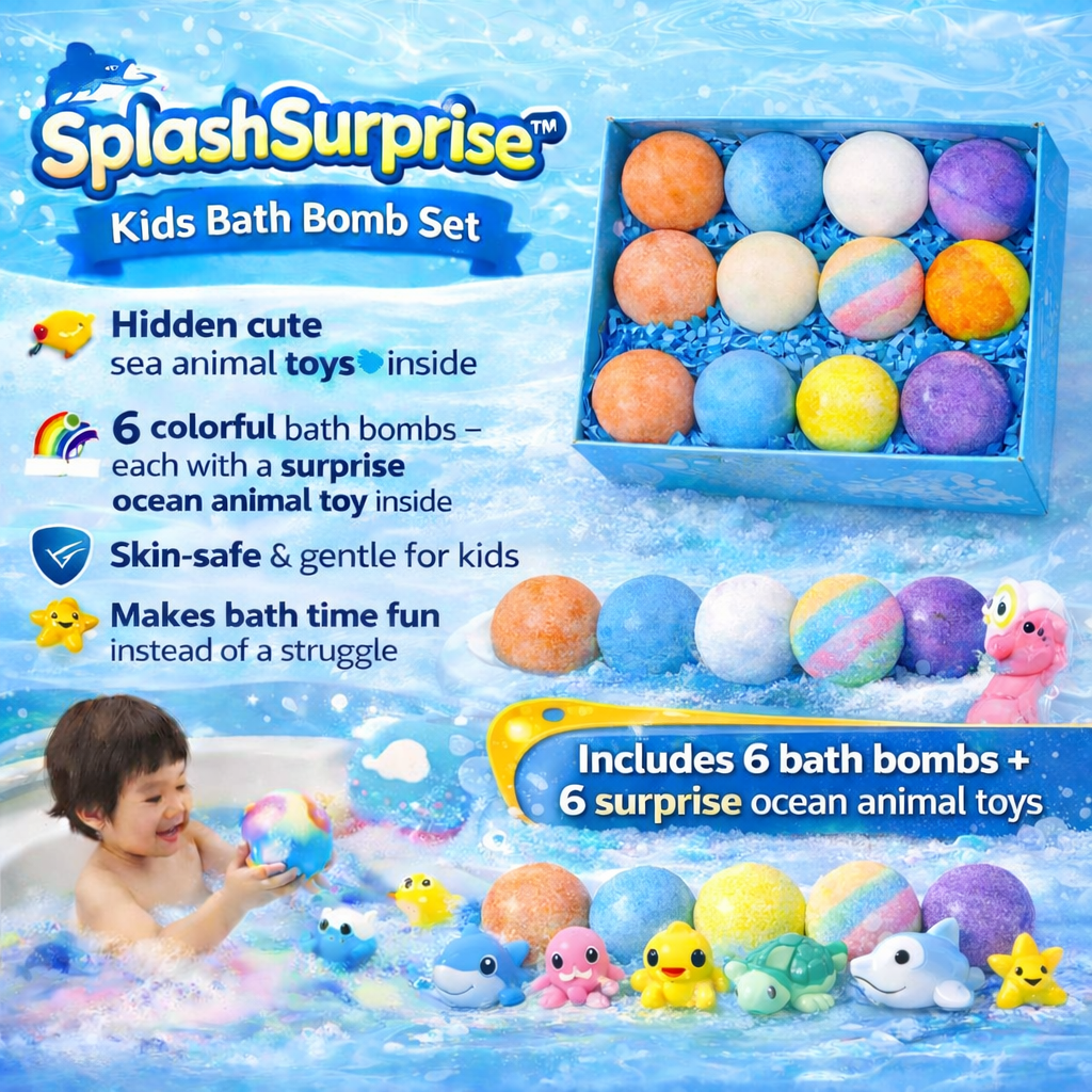SplashSurprise™ Make bath time magical with a surprise in every fizz!