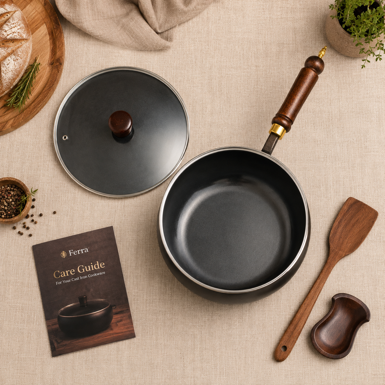 Ferra – Artisan Cast-Iron Casserole