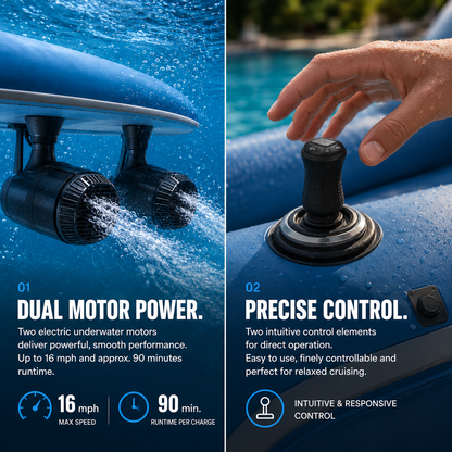 AquaPilot Lounge™ – Motorized Inflatable Lounger