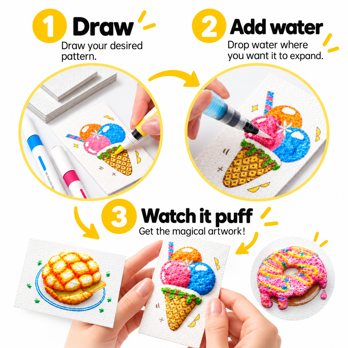 Magic Puffy – Ultimate Texture Painting Kit