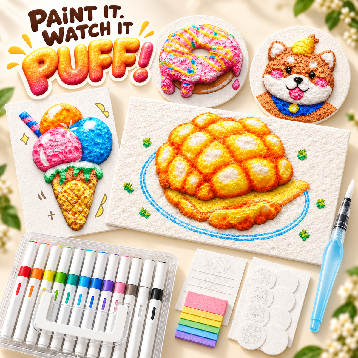 Magic Puffy – Ultimate Texture Painting Kit