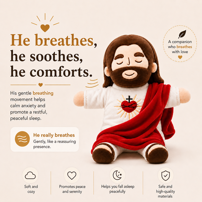 Jesus Cuddle™ – Comfort Plush with Soothing Light, Breathing & Sound