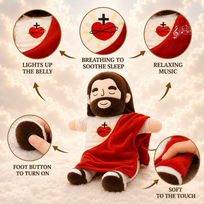Jesus Cuddle™ – Comfort Plush with Soothing Light, Breathing & Sound