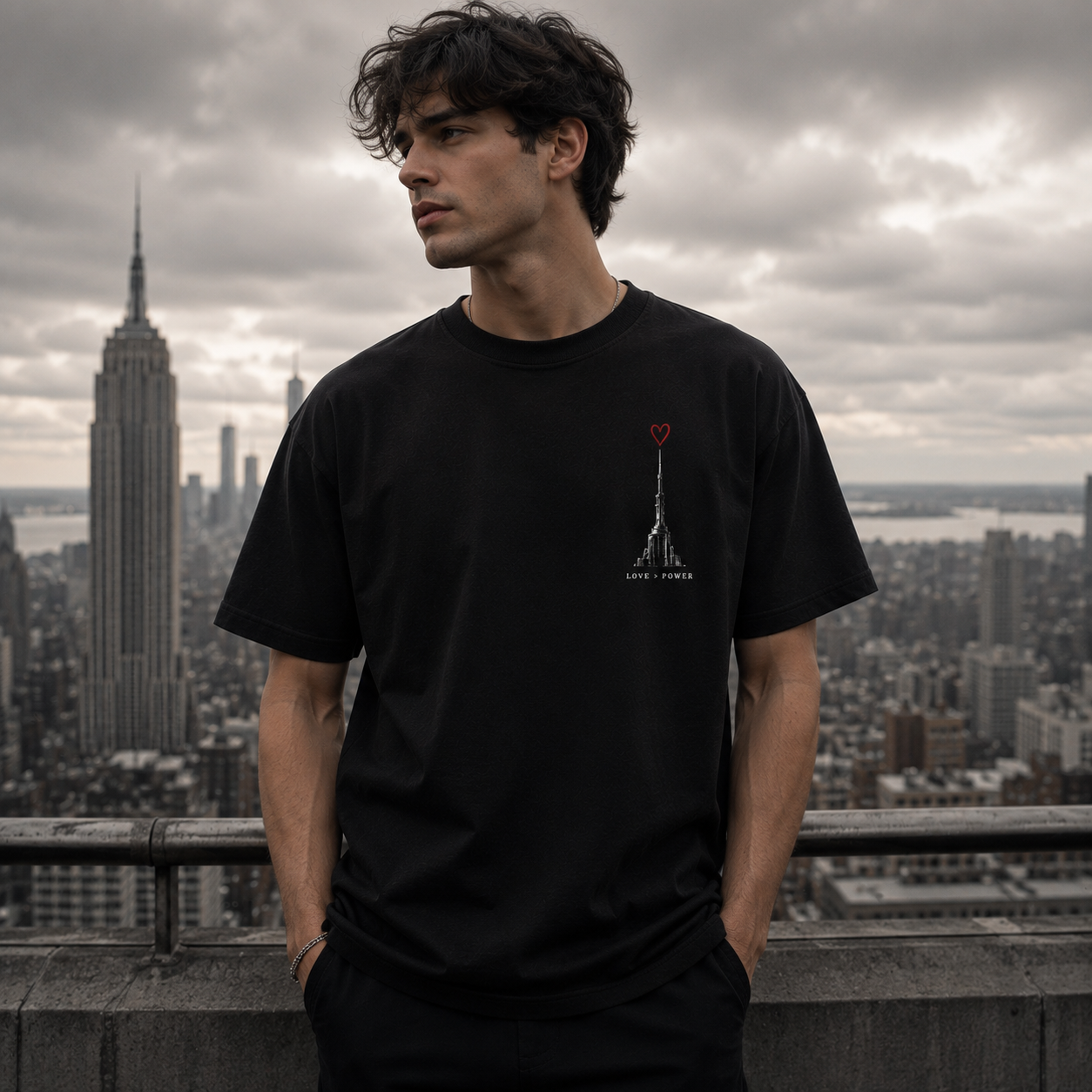 LOVE > POWER Graphic Tee