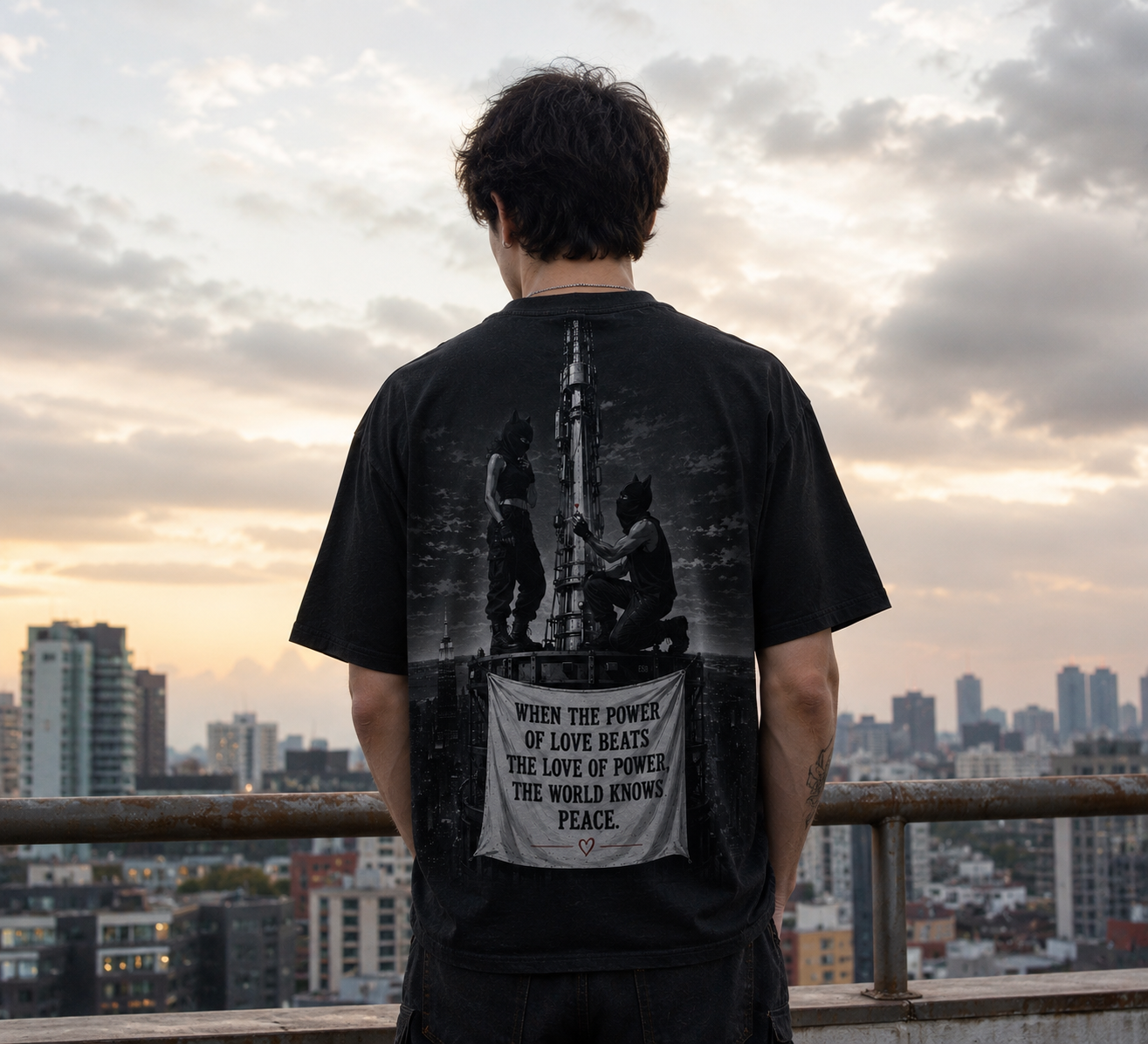 LOVE > POWER Graphic Tee