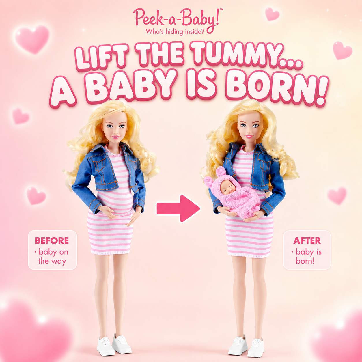 Peek-a-Baby! — Mom & Baby Surprise Doll