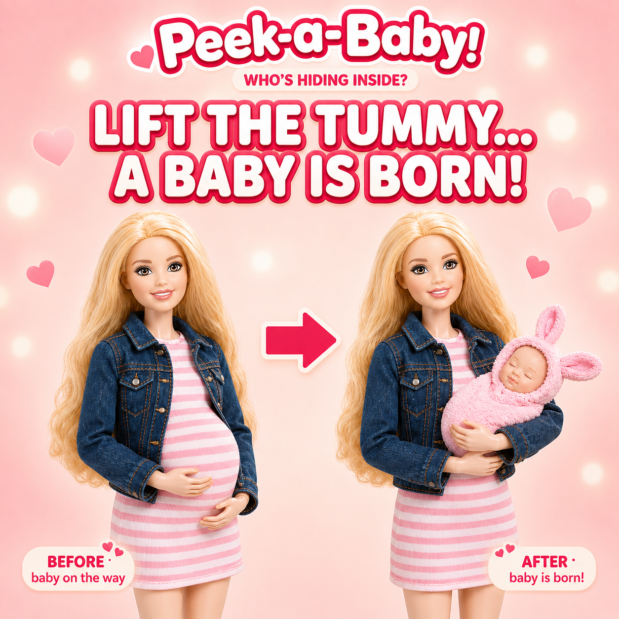 Peek-a-Baby! — Mom & Baby Surprise Doll