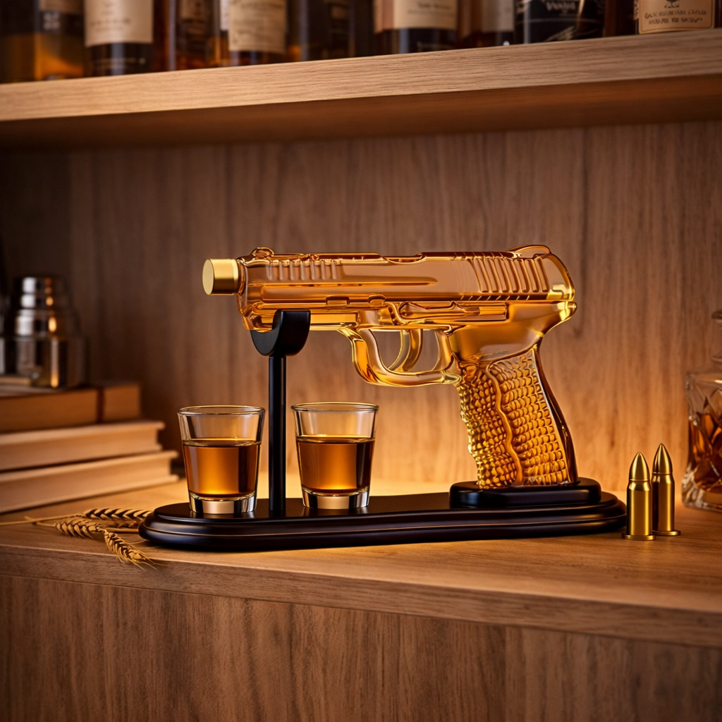 Gun Set decanter