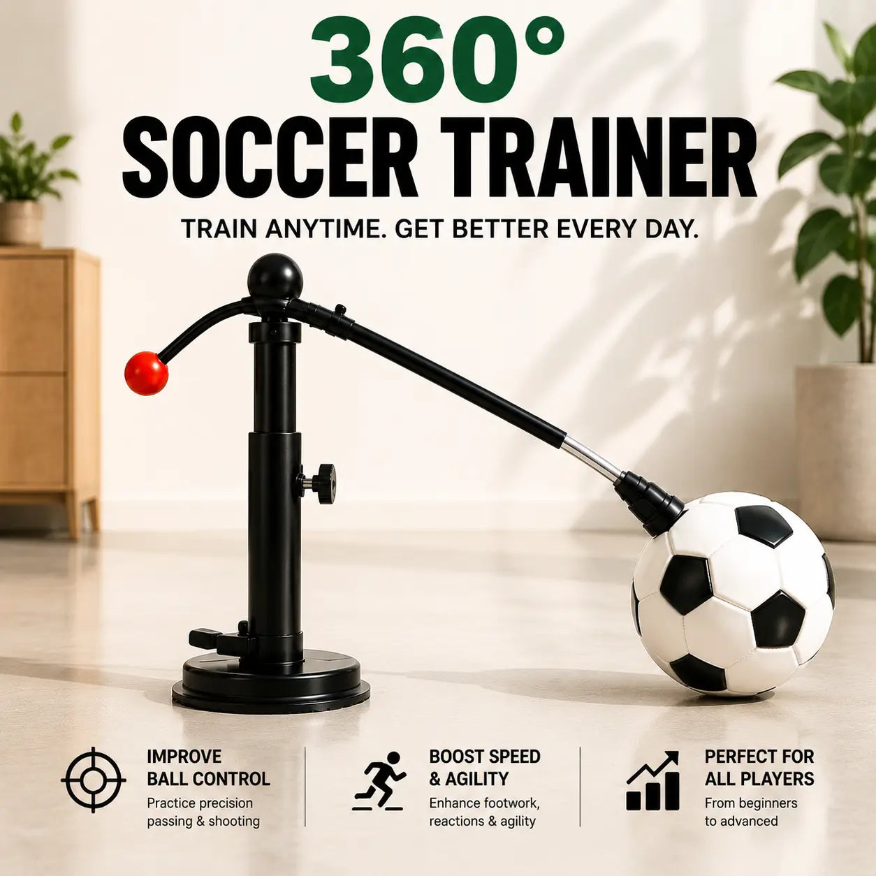 SoloStrike 360 Solo Soccer Trainer