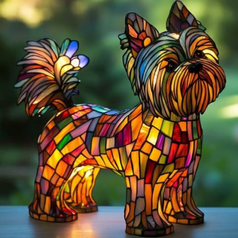 Lumé – Radiant Yorkshire Terrier Lamp