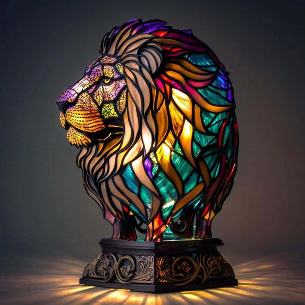 Charming Lion Lamp