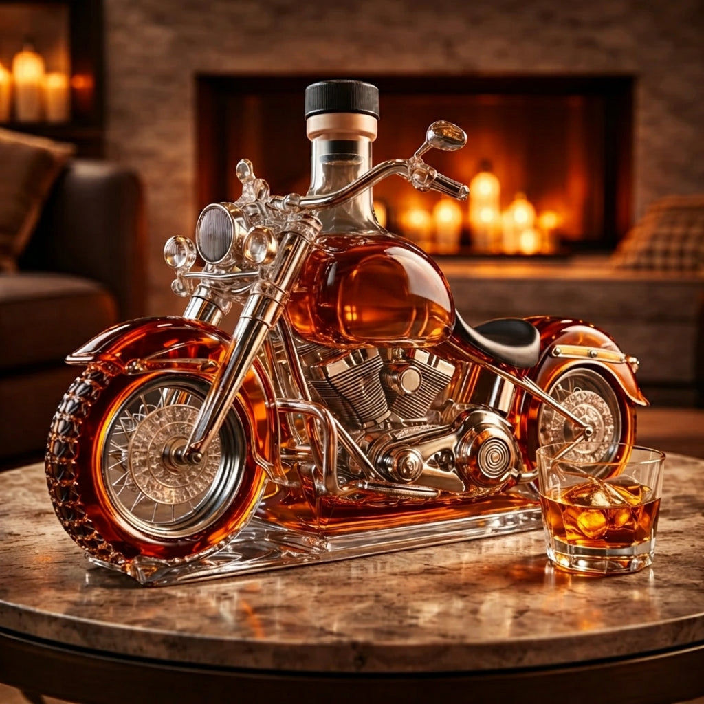 Motorcycle decanter