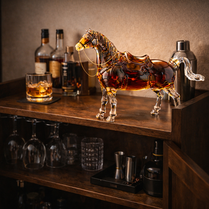 Equestrian decanter