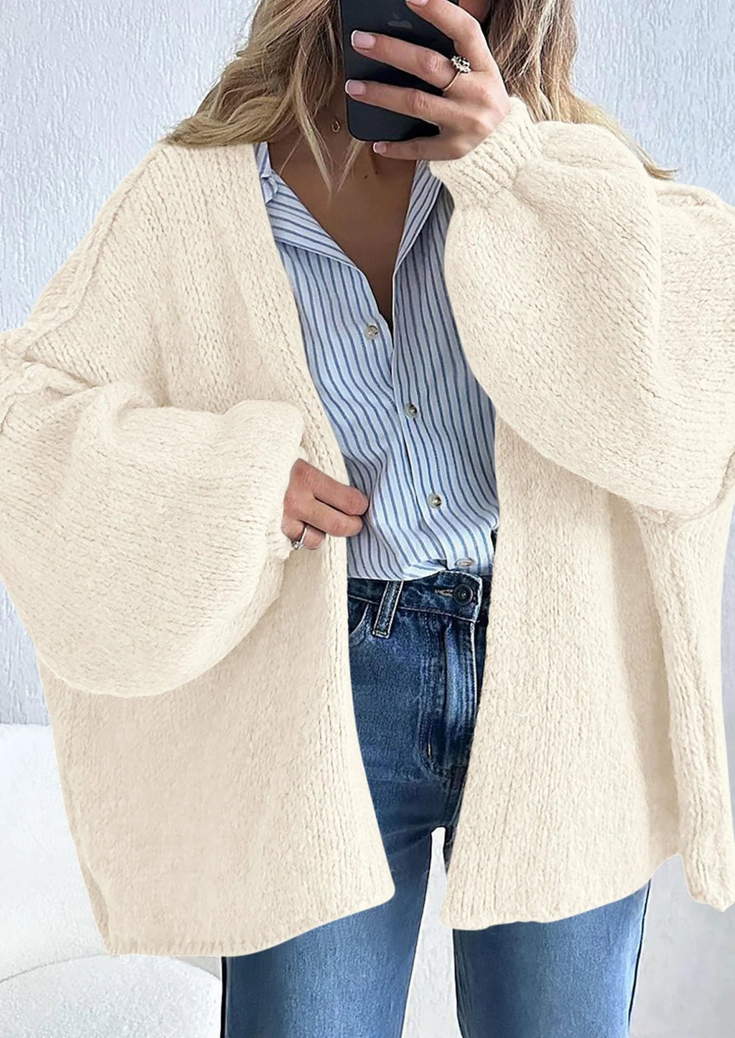 CozyMuse™ Oversize-Cardigan