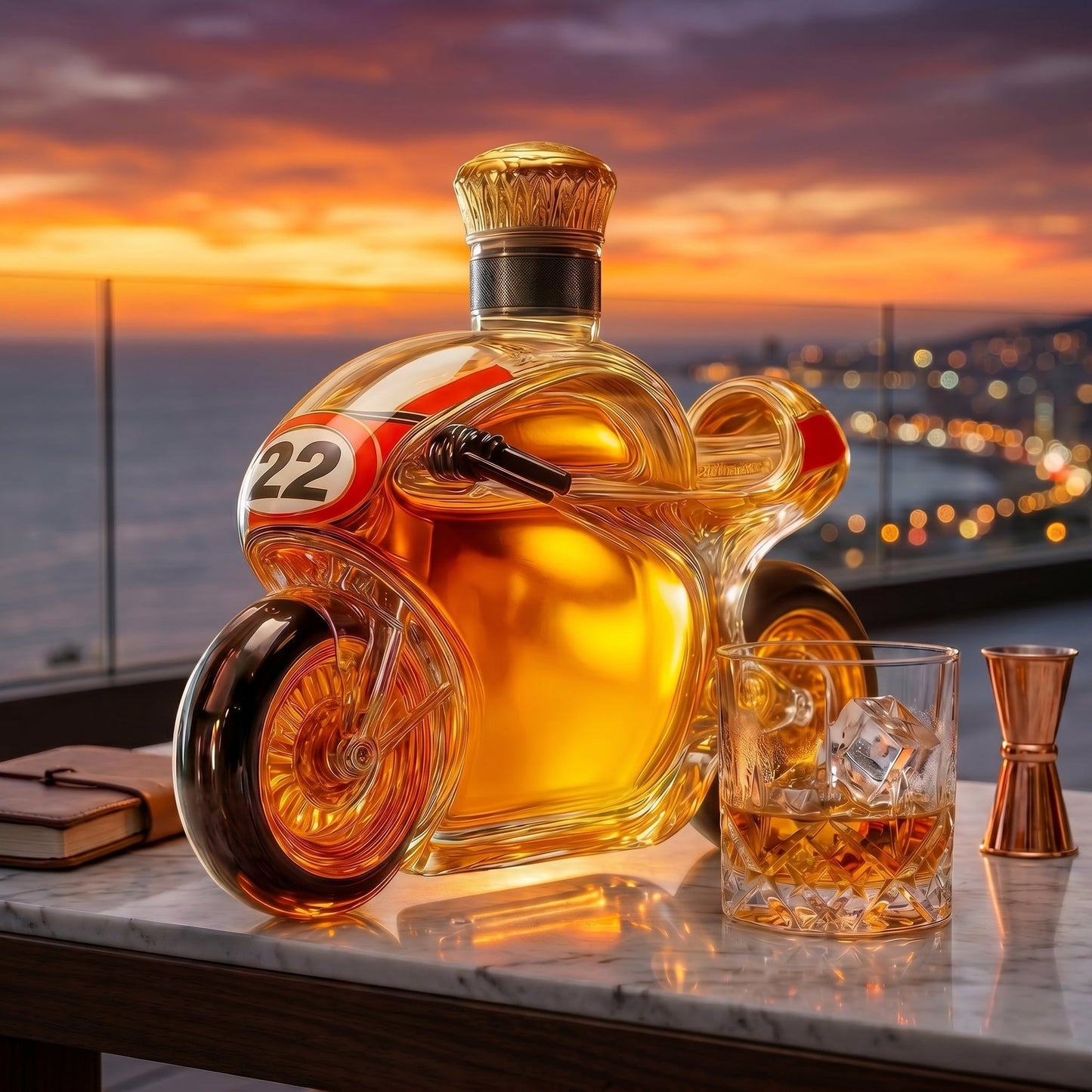 Moto Grand Prix decanter