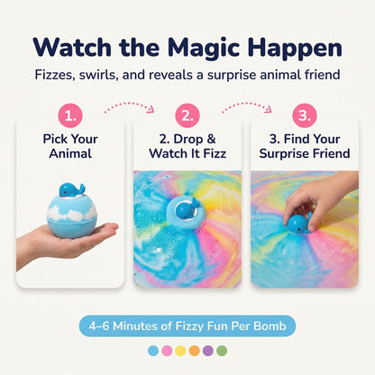 SplashSurprise™ Make bath time magical with a surprise in every fizz!