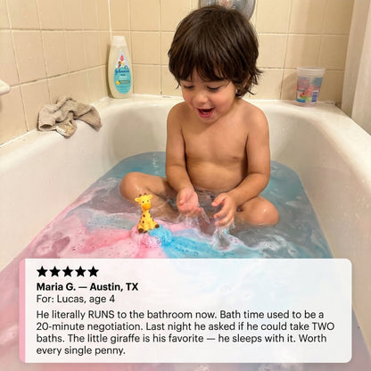 SplashSurprise™ Make bath time magical with a surprise in every fizz!