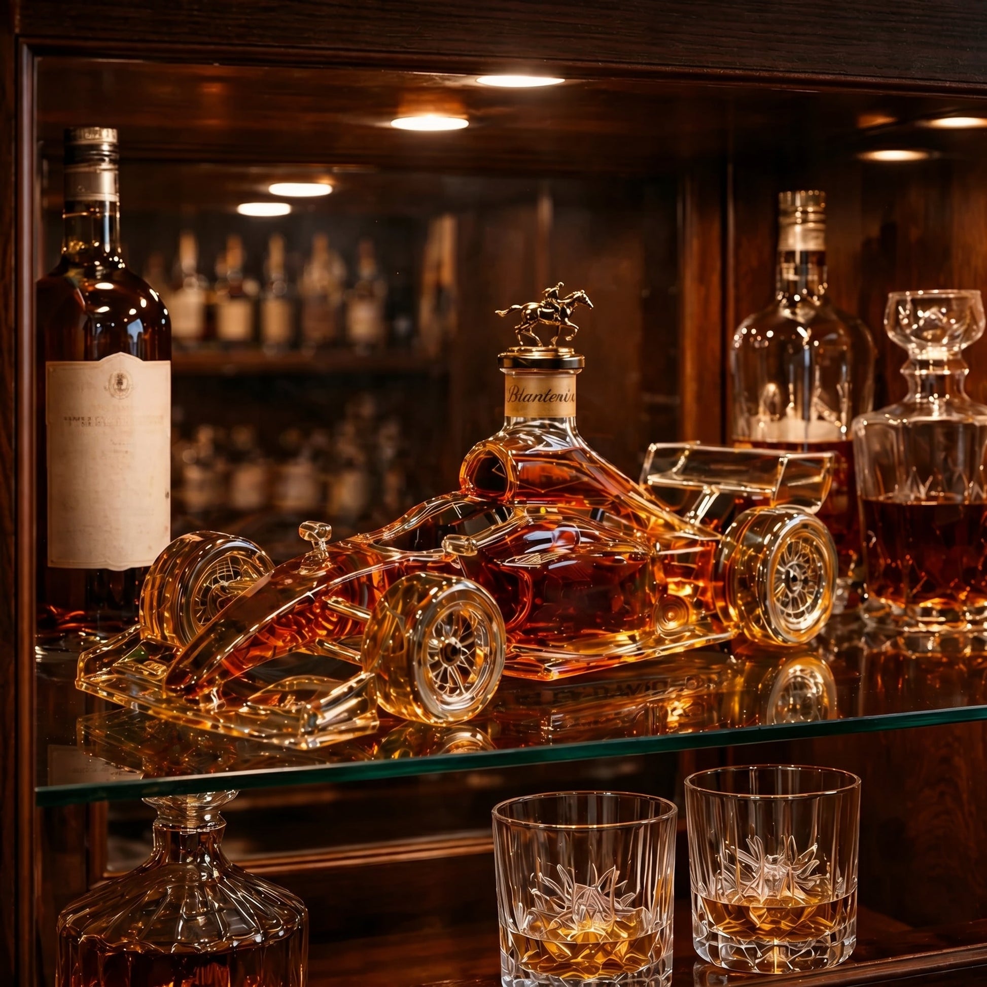 Formula 1 whisky decanter