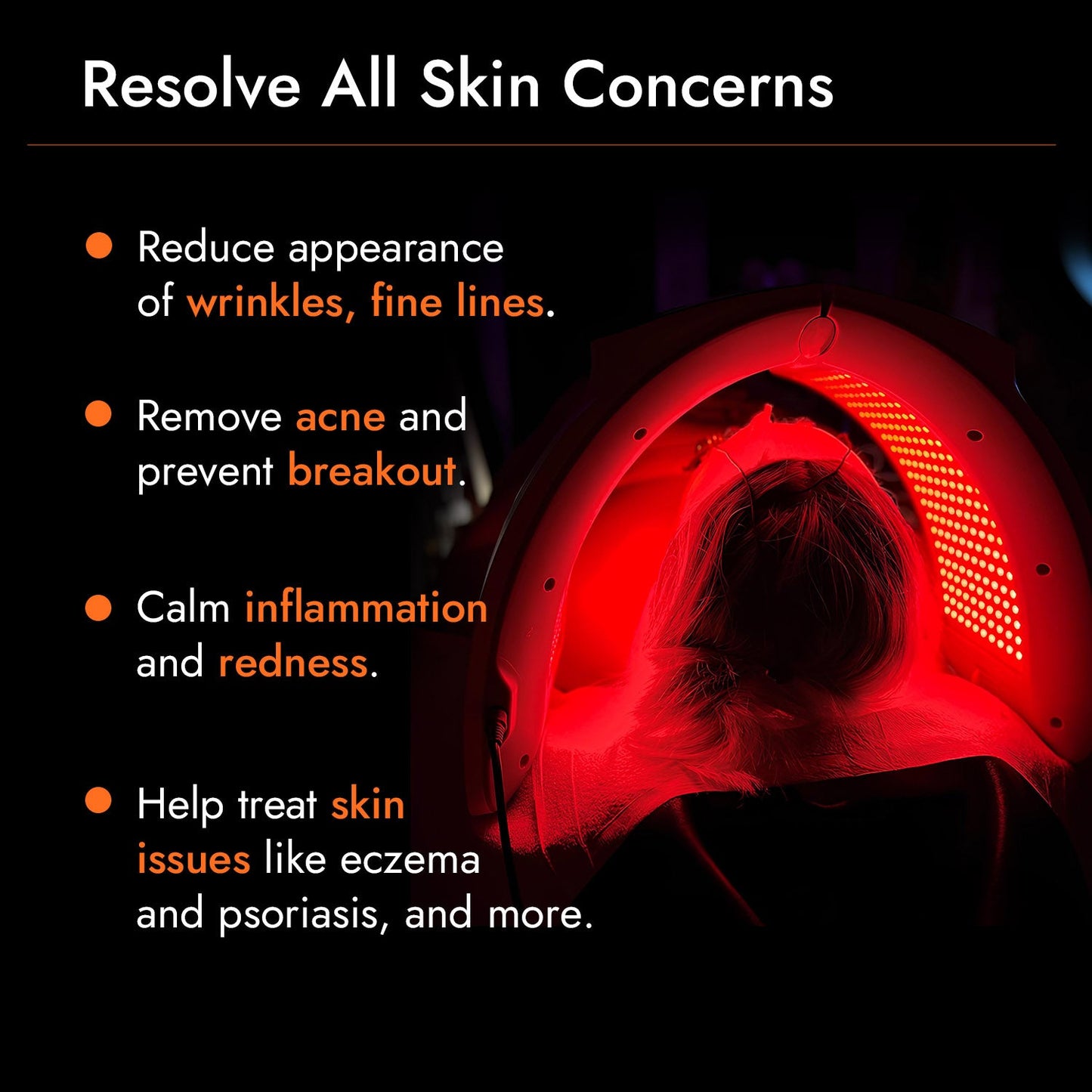 DermalGlow™ 7X – Lampe de luminothérapie LED à domicile