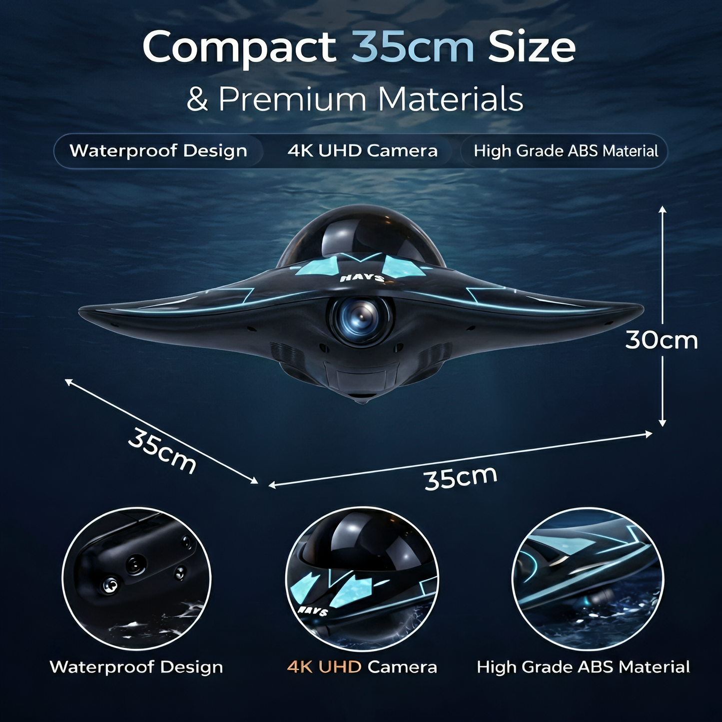 WaterCam X™ - App Controlled RC Drone